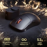 SteelSeries Sensei Pro, Souris gaming Noir, 100 - 42 000 DPI, 8K, UWB / 6 GHz