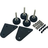 Trak Racer Pieds stabilisateurs et protections de sol TR80 et TR160, Pied de support Noir, 4 unités