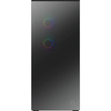 ARCTIC Xtender (Mirror Black) boîtier midi tower Noir | 2x USB-A | 1x USB-C | RGB | Verre Trempé