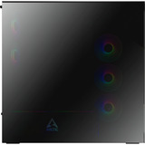 ARCTIC Xtender (Mirror Black) boîtier midi tower Noir | 2x USB-A | 1x USB-C | RGB | Verre Trempé