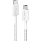 Anker 322 USB-C Braided, Câble Blanc, USB-C, USB 2.0, 60 W, 1,8 m