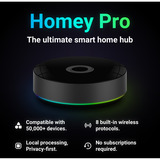 Athom Pro, Station de base Noir, Zigbee, Z-Wave, WiFi, BLE, Matter, Thread, IR, 433MHz, 868MHz