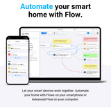 Athom Pro, Station de base Noir, Zigbee, Z-Wave, WiFi, BLE, Matter, Thread, IR, 433MHz, 868MHz