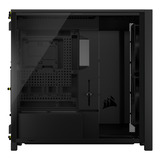 Corsair FRAME 5000D WOOD RS boîtier midi tower Noir/bois | 3x USB-C | Window