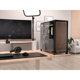 Corsair FRAME 5000D WOOD RS boîtier midi tower Noir/bois | 3x USB-C | Window