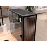 Corsair FRAME 5000D WOOD RS boîtier midi tower Noir/bois | 3x USB-C | Window