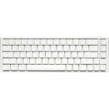 Ducky One 3 SF RGB clavier gaming mécanique Blanc, Layout BE (AZERTY), Cherry MX RGB Blue, 65%