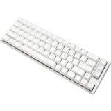 Ducky One 3 SF White, clavier gaming Blanc/Argent, Layout BE, Cherry MX RGB Blue, LED RGB, 65%, ABS