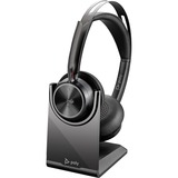 HP Poly Voyager Focus 2 USB-A - Teams Certified casque on-ear Noir, Support de charge inclus