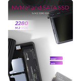 ICY BOX IB-CR602M-C31, Boîtier disque dur Noir