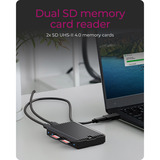 ICY BOX IB-CR602M-C31, Boîtier disque dur Noir