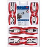 KNIPEX Jeu de pinces à circlips 00 20 04 V01, Set de pinces Rouge/Noir