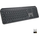 Logitech MX Keys Advanced Wireless Illuminated, clavier Noir, Layout États-Unis, Bluetooth