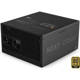 NZXT C1000 Gold ATX 3.1 alimentation  modulaire 1000 watt Noir, 1x 12V-2x6, 3x PCIe