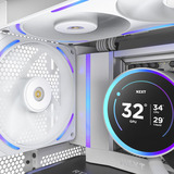 NZXT F140X RGB ventilateur de boîtier Blanc, 140 x 140 x 30 mm, PWM