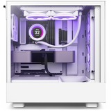 NZXT H5 Flow boîtier midi tower Blanc (mat) | 1x USB-A | 1x USB-C | Verre Trempé