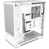 NZXT H5 Flow boîtier midi tower Blanc (mat) | 1x USB-A | 1x USB-C | Verre Trempé