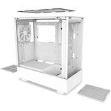 NZXT H5 Flow boîtier midi tower Blanc (mat) | 1x USB-A | 1x USB-C | Verre Trempé