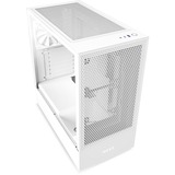 NZXT H5 Flow boîtier midi tower Blanc (mat) | 1x USB-A | 1x USB-C | Verre Trempé