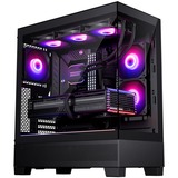 Phanteks XT View boîtier midi tower Noir | 1x USB-A | 1x USB-C | RGB | Window