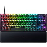 Razer Huntsman V3 Pro TKL RGB clavier gaming mécanique Noir, Layout US (QWERTY), Razer Analog Optical Gen 2, 80% (TKL), Double-shot PBT