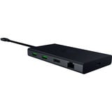 Razer USB-C Dock, Station d'accueil Noir