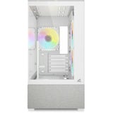 Sharkoon MK7 ARGB boîtier mini tower Blanc | 2x USB-A | 1x USB-C | RGB | Verre Trempé