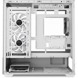 Sharkoon  boîtier mini tower Blanc | 2x USB-A | 1x USB-C | RGB | Verre Trempé