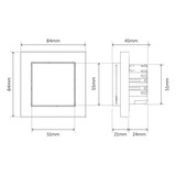 heat it WiFi7, Thermostat Blanc, Wifi (2.4GHz), Bluetooth
