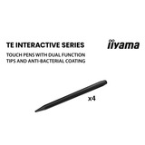 iiyama ProLite TE8613A-B1AG, Affichage public Noir, Touch, HDMI, DisplayPort, Audio, LAN, WiFi 6, USB-C, Android 14