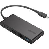 ASUS Station d'accueil double 4K USB-C, Hub USB Noir