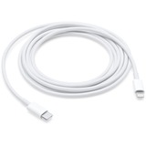 Apple USB-C vers Lightning, Câble Blanc, 2 mètres
