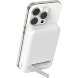 Belkin BoostCharge Pro powerbank magnétique sans fil de 8 000 mAh + support - 15 W Blanc