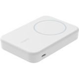 Belkin BoostCharge Pro powerbank magnétique sans fil de 8 000 mAh + support - 15 W Blanc