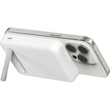 Belkin BoostCharge Pro powerbank magnétique sans fil de 8 000 mAh + support - 15 W Blanc