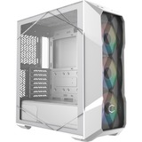 Cooler Master MasterBox TD500 Mesh V2 boîtier midi tower Blanc | 2x USB-A | 1x USB-C | RGB | Verre Trempé