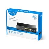 Cudy 6-Port 10/100M PoE+ Switch 60W Noir