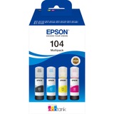 Epson Multipack EcoTank 104, Encre C13T00P640, Noir, Cyan, Magenta, Jaune