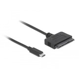 DeLOCK USB Type-C Converter to 22 pin SATA 6 Gb/s, Convertisseur Noir