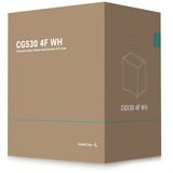 DeepCool CG530 4F boîtier midi tower Blanc | 2x USB-A | 1x USB-C | RGB | Verre Trempé