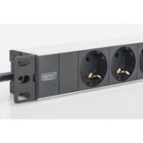 Digitus DN-95411 Noir/en aluminium, 3x prises