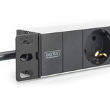 Digitus DN-95411, Multiprise Noir/en aluminium