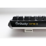 Ducky One 3 Classic, clavier Noir/Blanc, Layout États-Unis, Cherry MX Silver