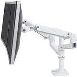 Ergotron LX Dual Side-by-Side Arm, Support de moniteur Blanc, 18 kg, 61 cm (24"), 75 x 75 mm, 100 x 100 mm, Réglage de la hauteur, Blanc