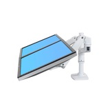 Ergotron LX Dual Side-by-Side, Support de moniteur Blanc