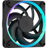 Fractal Design Momentum 12 RGB Black, Ventilateur de boîtier Noir, Connecteur PWM à 4 broches, ARGB Gen 2 (16 LED)