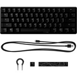 HyperX Alloy Origins 60, clavier gaming Noir, Layout États-Unis, HyperX Red