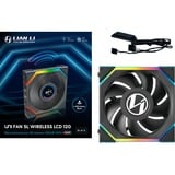 Lian Li UNI FAN SL120 LCD Wireless ventilateur de boîtier RGB  Noir, 120 x 124.5 x 28 mm, PWM
