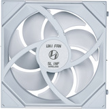 Lian Li UNI FAN SL-INFINITY 140 Wireless Reverse Blade ventilateur de boîtier RGB  Blanc, 140 x 142 x 28 mm, PWM