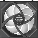 Lian Li UNI FAN SL-INF FLEX ventilateurs de boîtier RGB  Noir, 3 pièces, 120 x 124 x 28 mm, PWM